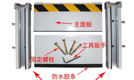 新型铝合金防洪防汛挡水板防水挡板